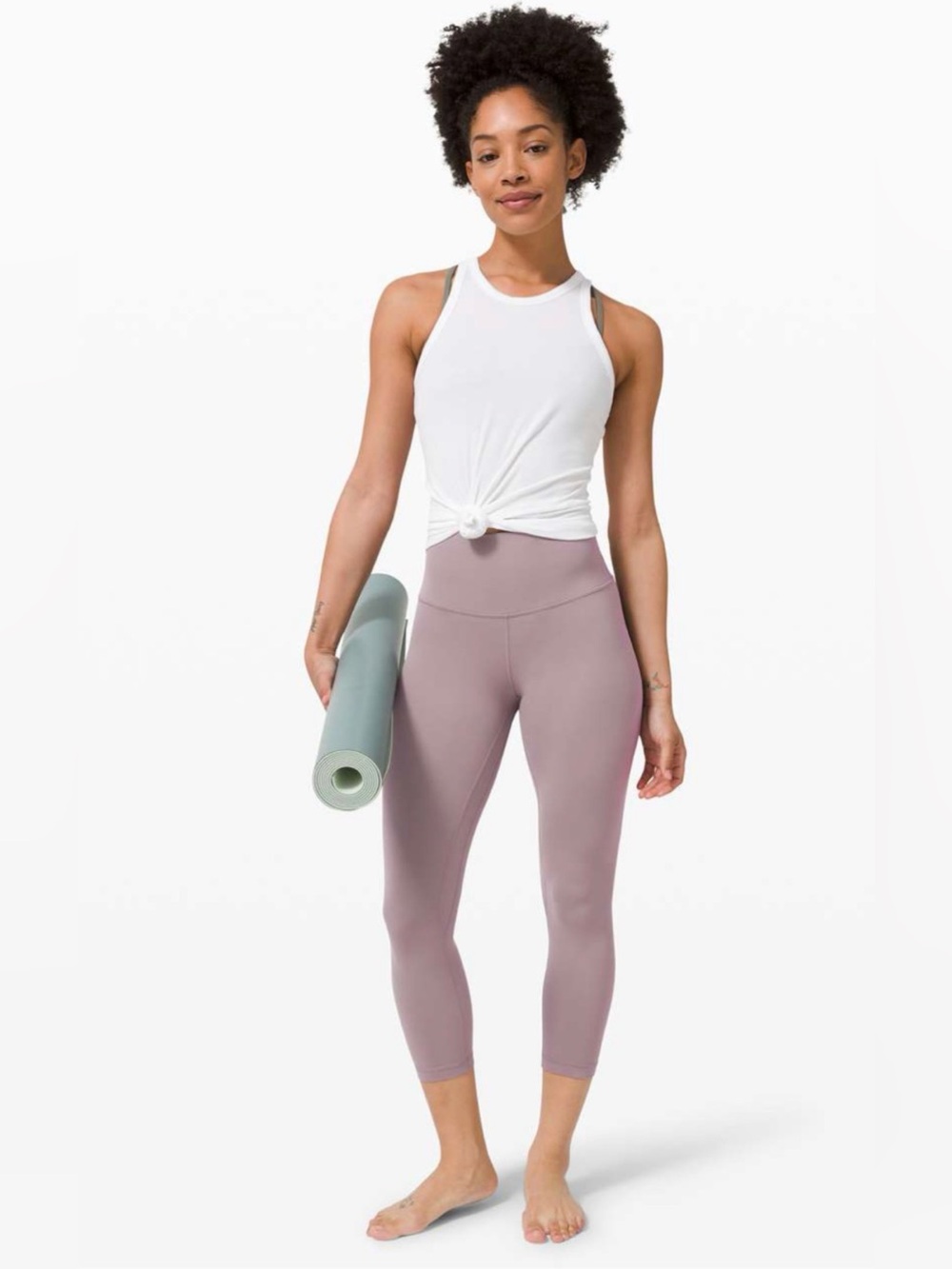 Lululemon Align Crop 23" in Lunar Rock size 4
